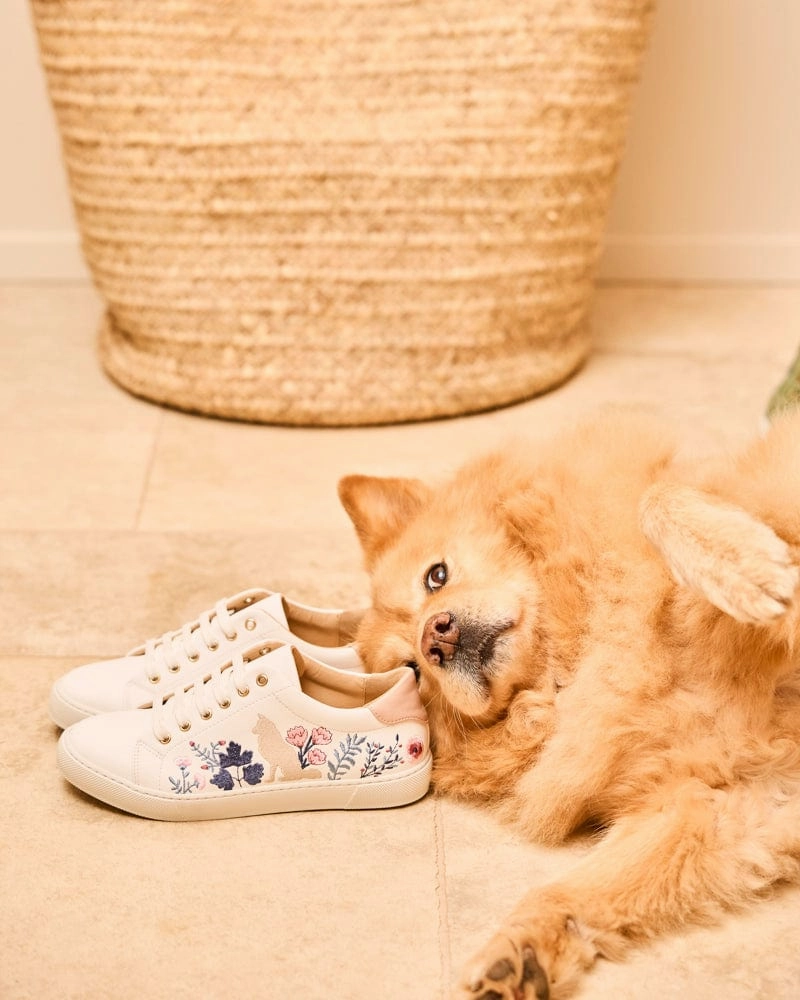 Virevolte Recycled Grain Leather Vegan Sneakers | Cinnamon