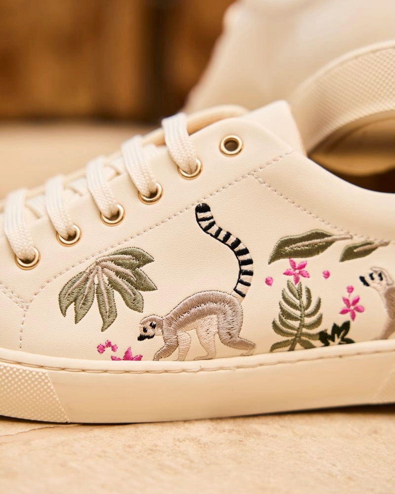 Virevolte Recycled Grain Leather Vegan Sneakers | Lemurs