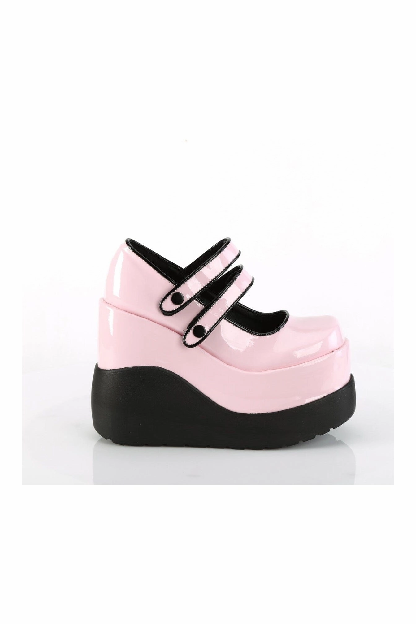 VOID-37 Pink Hologram Patent Mary Janes