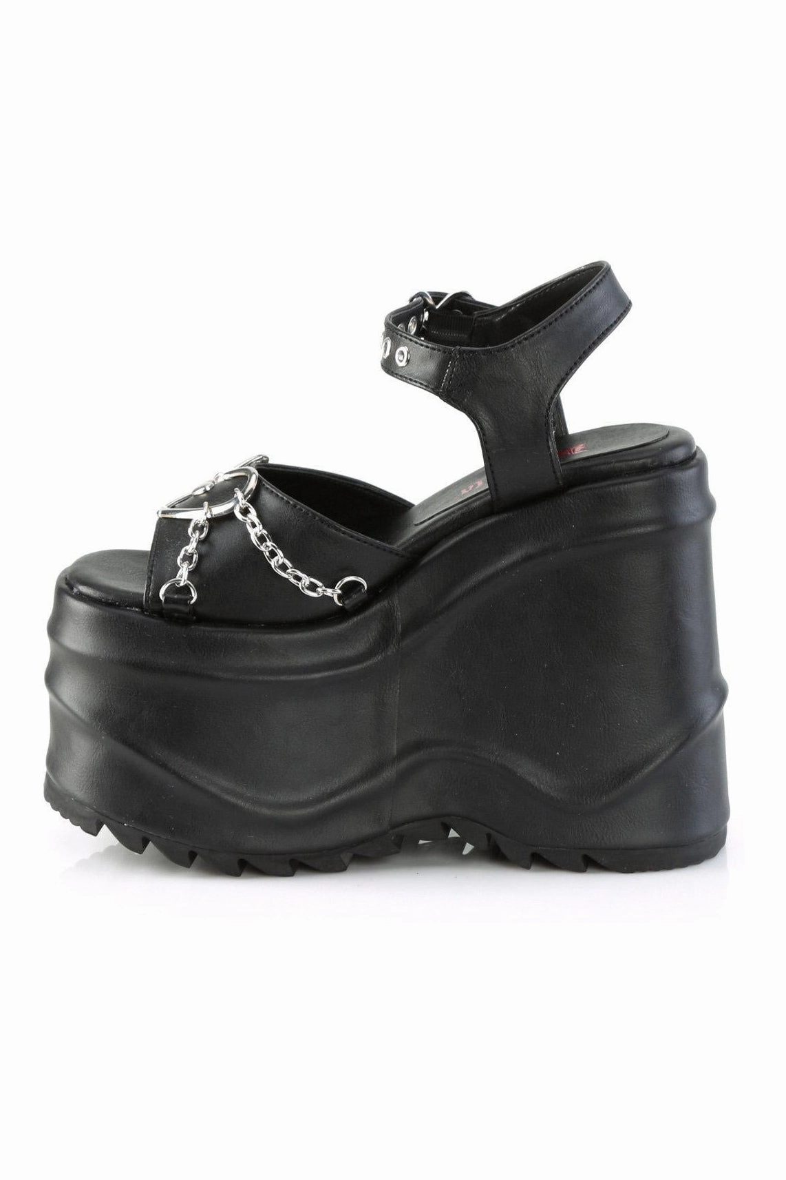 WAVE-09 Ankle Boot | Black Faux Leather
