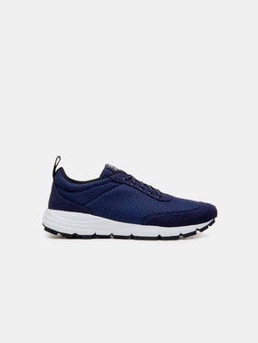 Wave Unisex Vegan Suede Sneakers | Navy Blue