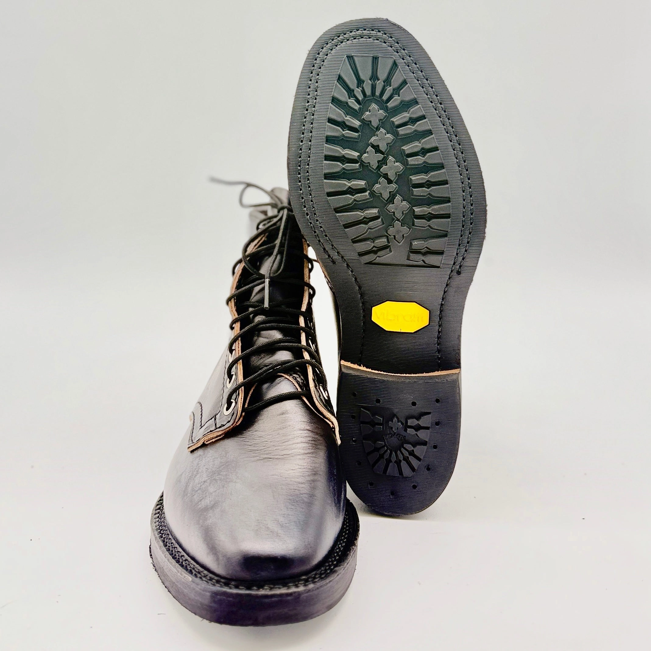 Wesco Custom Black Horsehide Johannes Size 9EEE