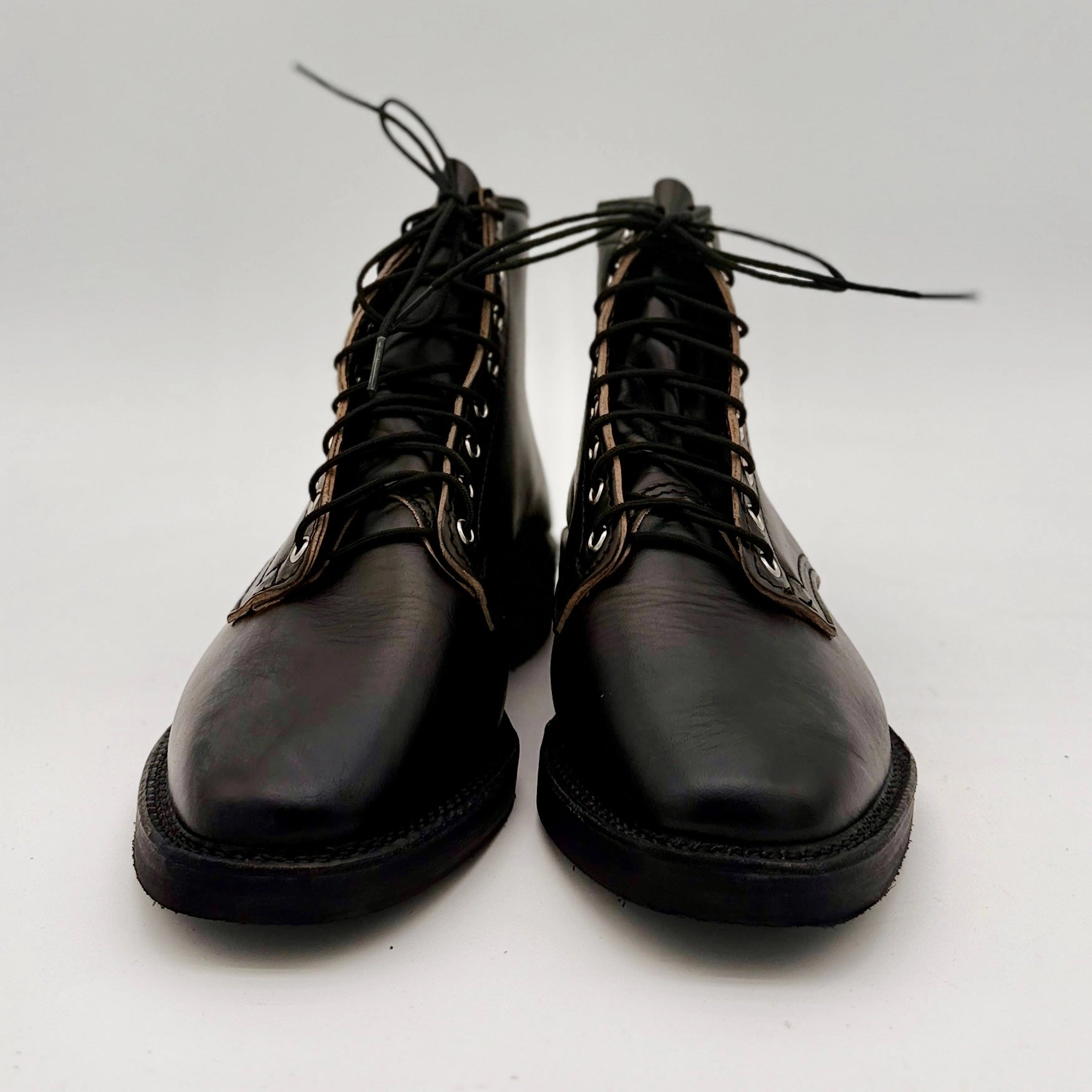 Wesco Custom Black Horsehide Johannes Size 9EEE