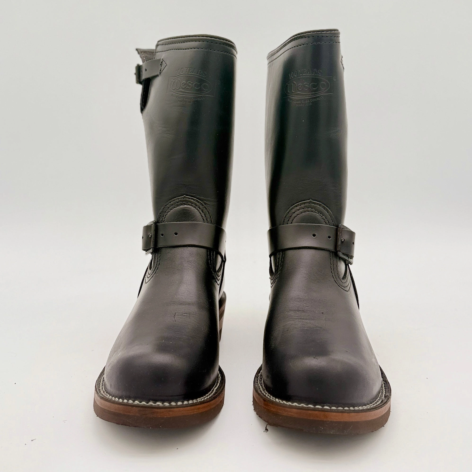 Wesco Custom Black Tie Domain Boss Size 8E
