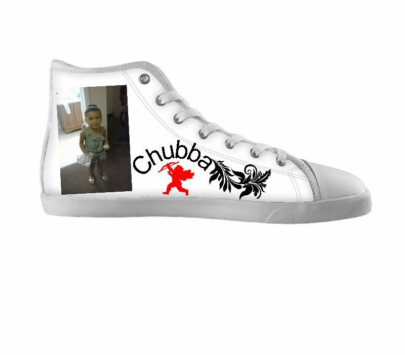 White custom shoes