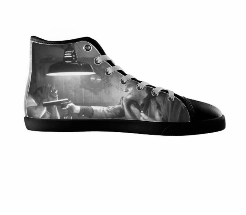 White custom shoes