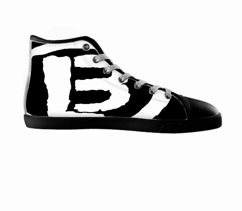 White custom shoes
