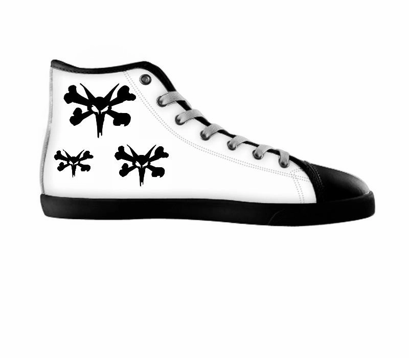 White custom shoes