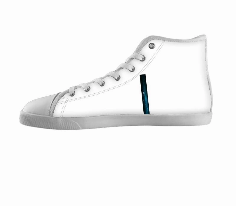 White custom shoes