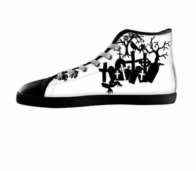 White custom shoes