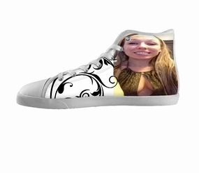 White custom shoes