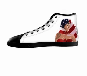 White custom shoes