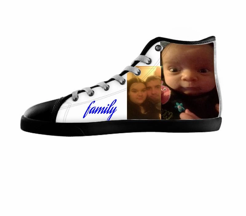 White custom shoes
