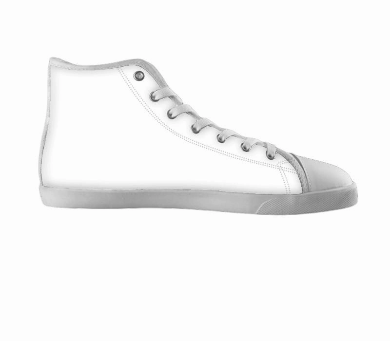 White custom shoes