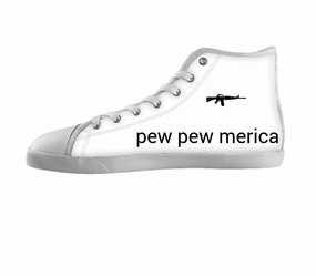White custom shoes
