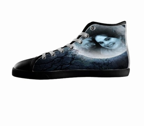White custom shoes
