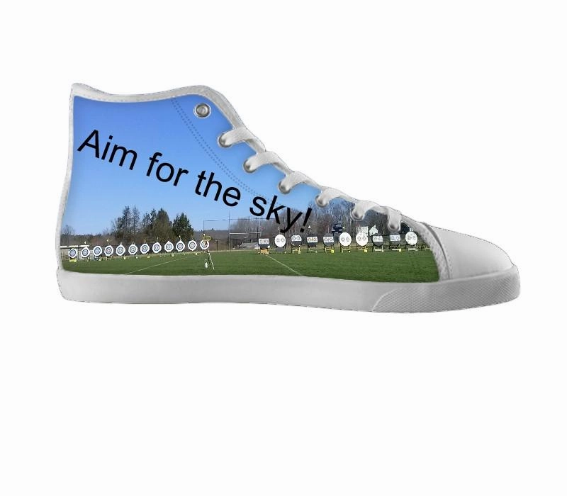 White custom shoes
