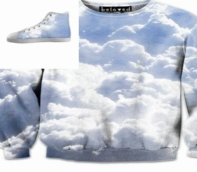 White custom shoes