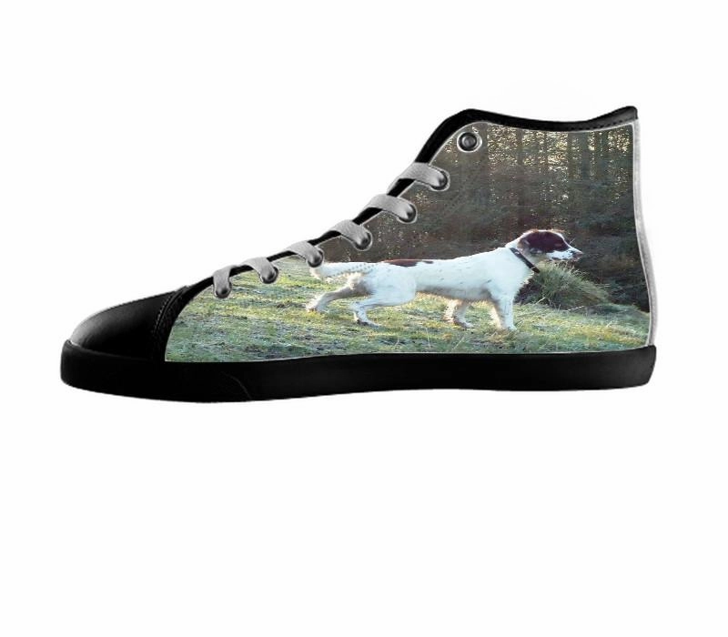 White custom shoes