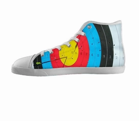 White custom shoes