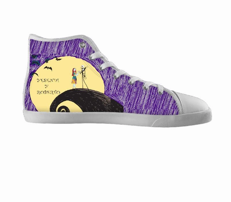 White custom shoes