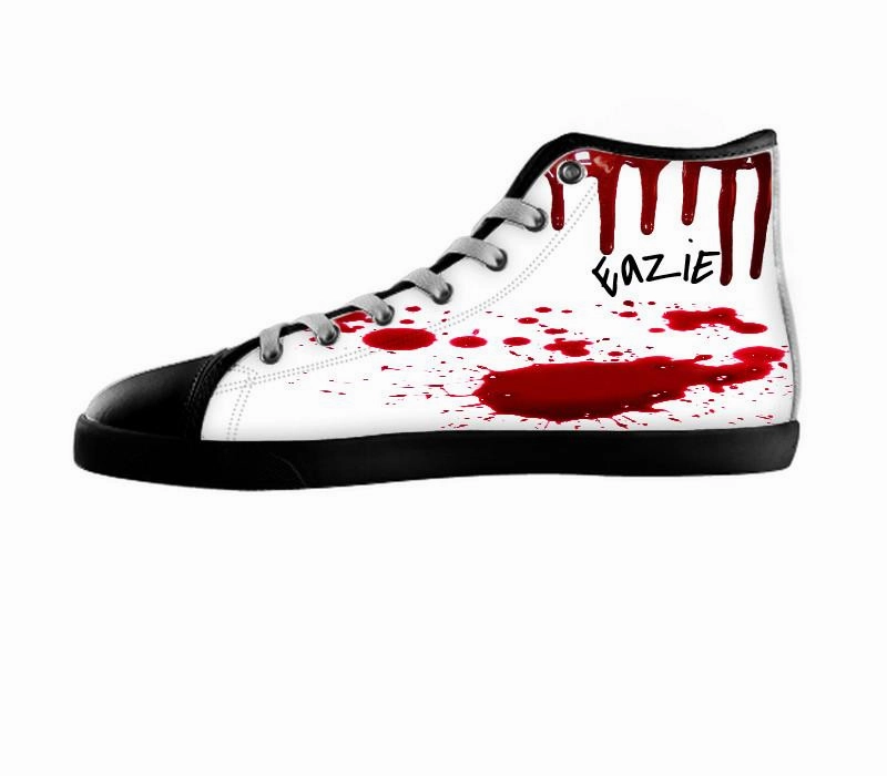White custom shoes