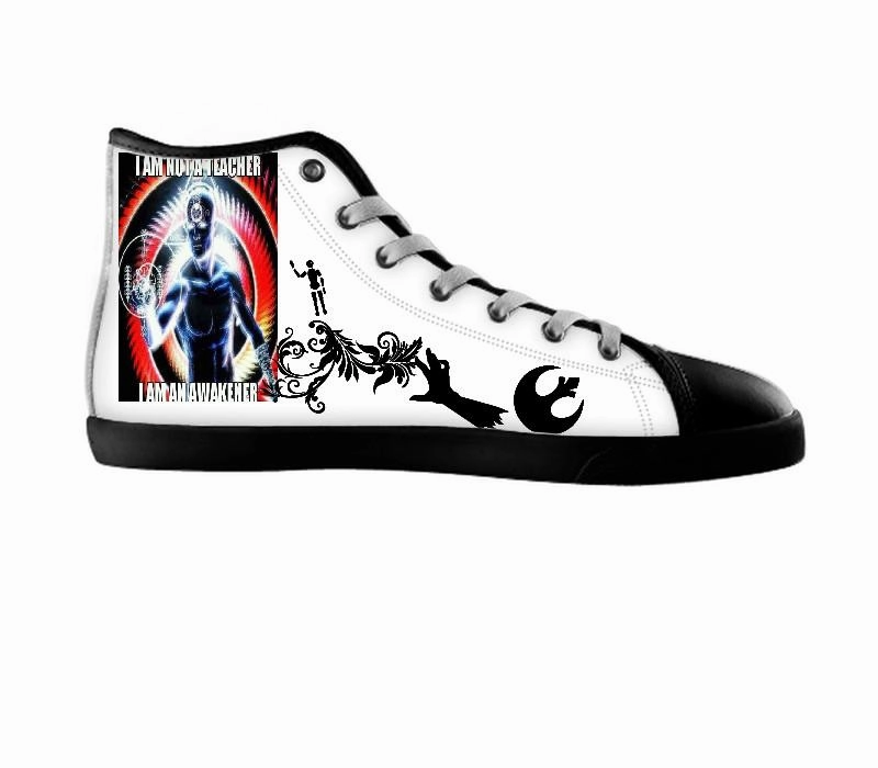 White custom shoes