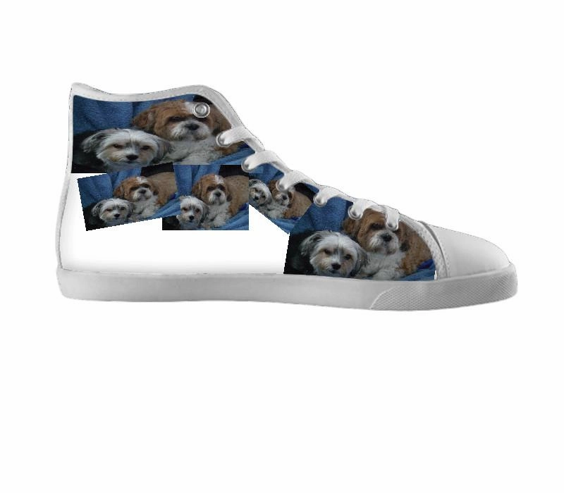 White custom shoes