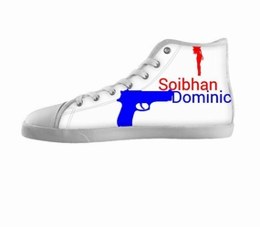White custom shoes