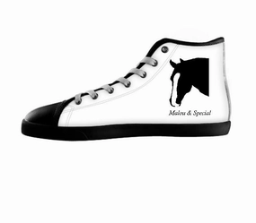 White custom shoes