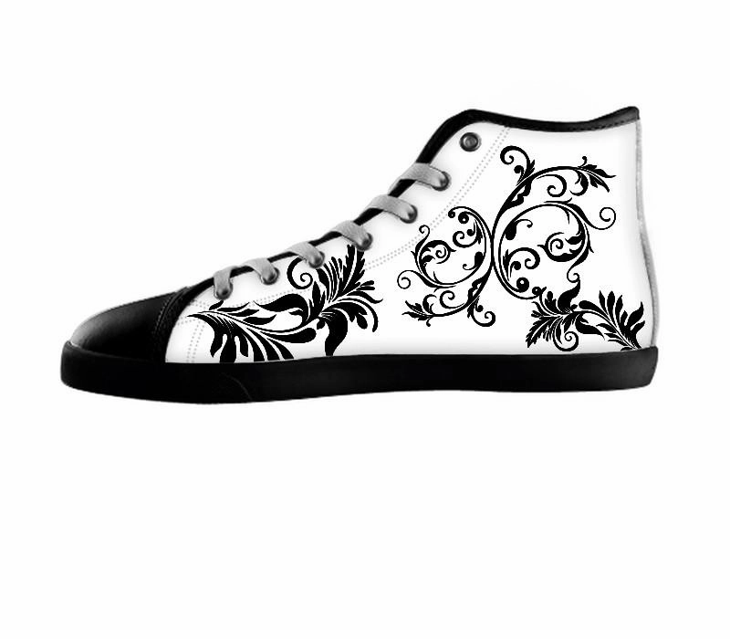 White custom shoes