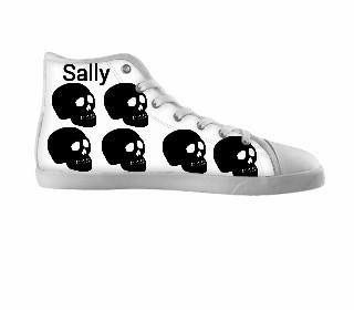 White custom shoes