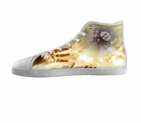 White custom shoes