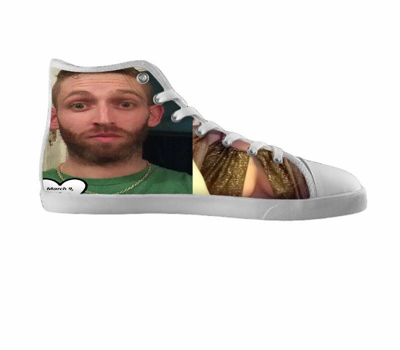 White custom shoes