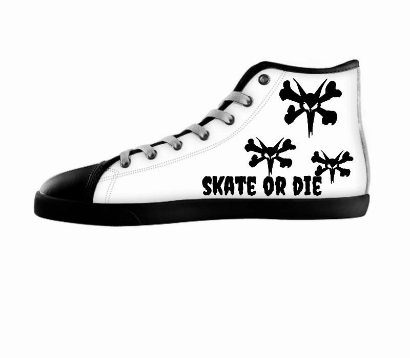 White custom shoes