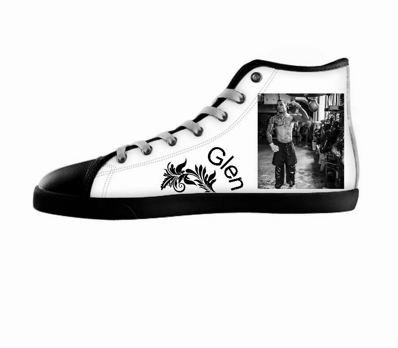 White custom shoes