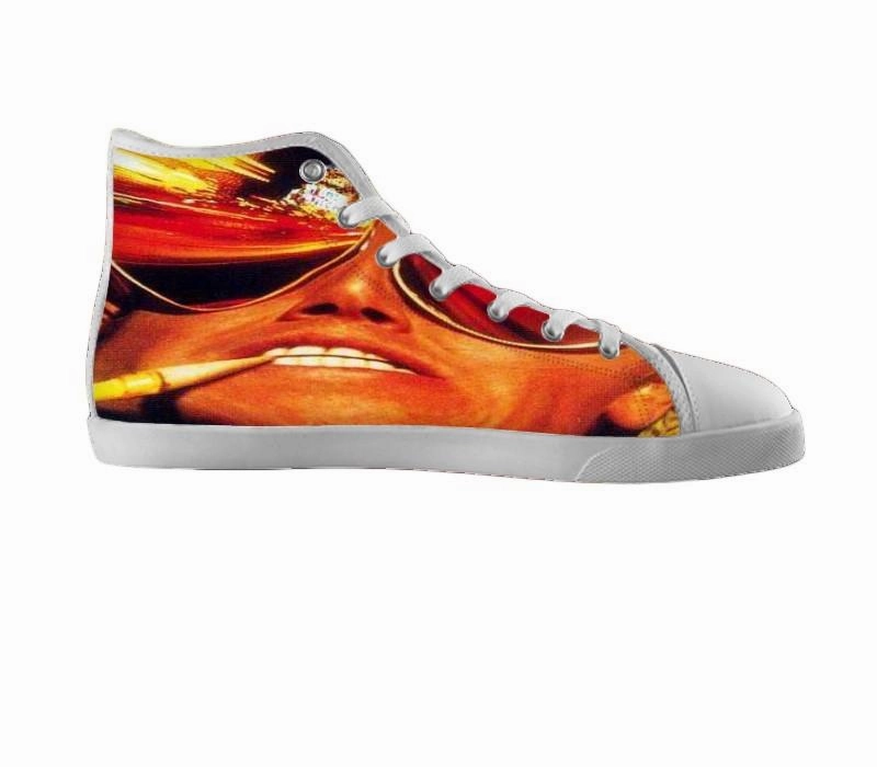 White custom shoes