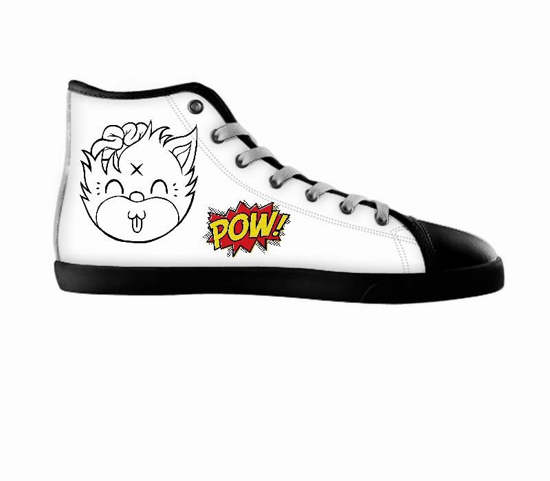White custom shoes