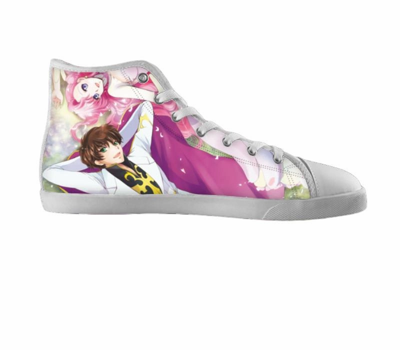 White custom shoes