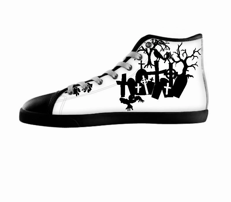 White custom shoes