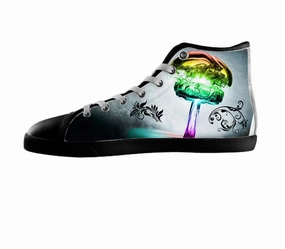 White custom shoes