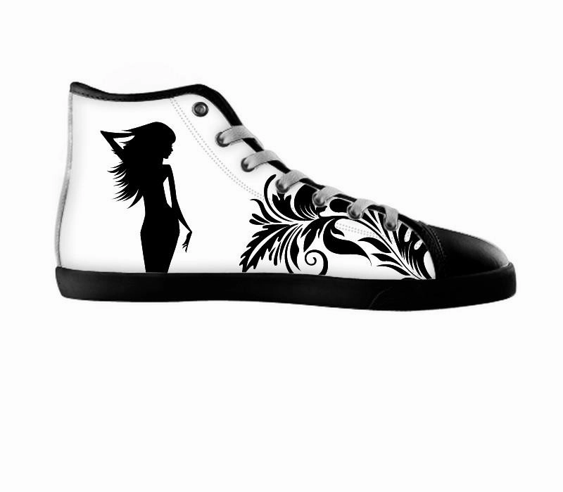 White custom shoes