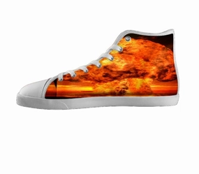 White custom shoes