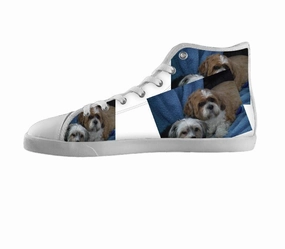 White custom shoes