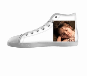 White custom shoes
