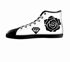 White custom shoes