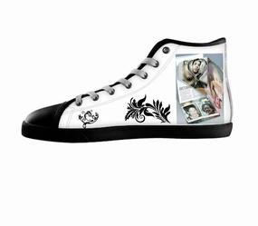 White custom shoes