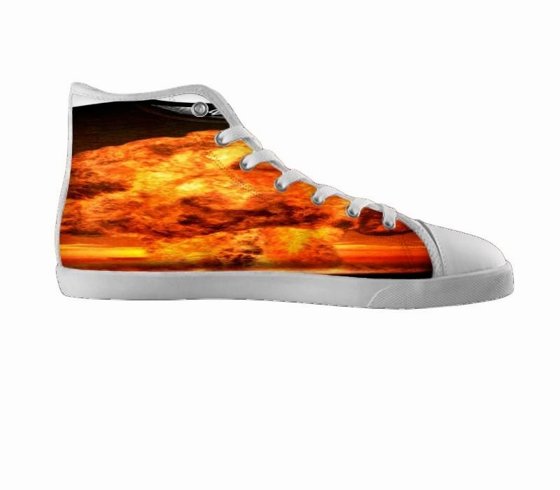 White custom shoes