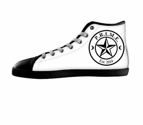 White custom shoes