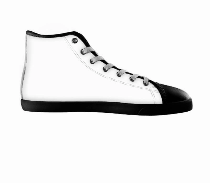White custom shoes